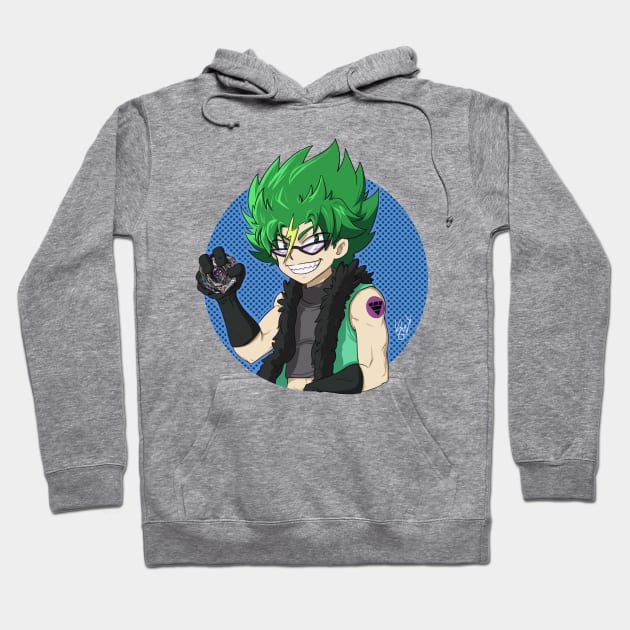 Silas from Beyblade Burst Evolution Hoodie by Kaw_Dev